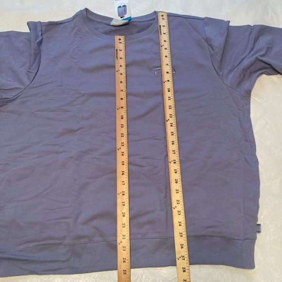 Fila Long Sleeve Crew Neck Sweatshirt with Pockets Purple 2X NWT - Picture 5 of 12